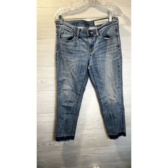 Treasure & Bond‎ Women's Release Hem Crop Boyfriend Jeans - Picture 2 of 6